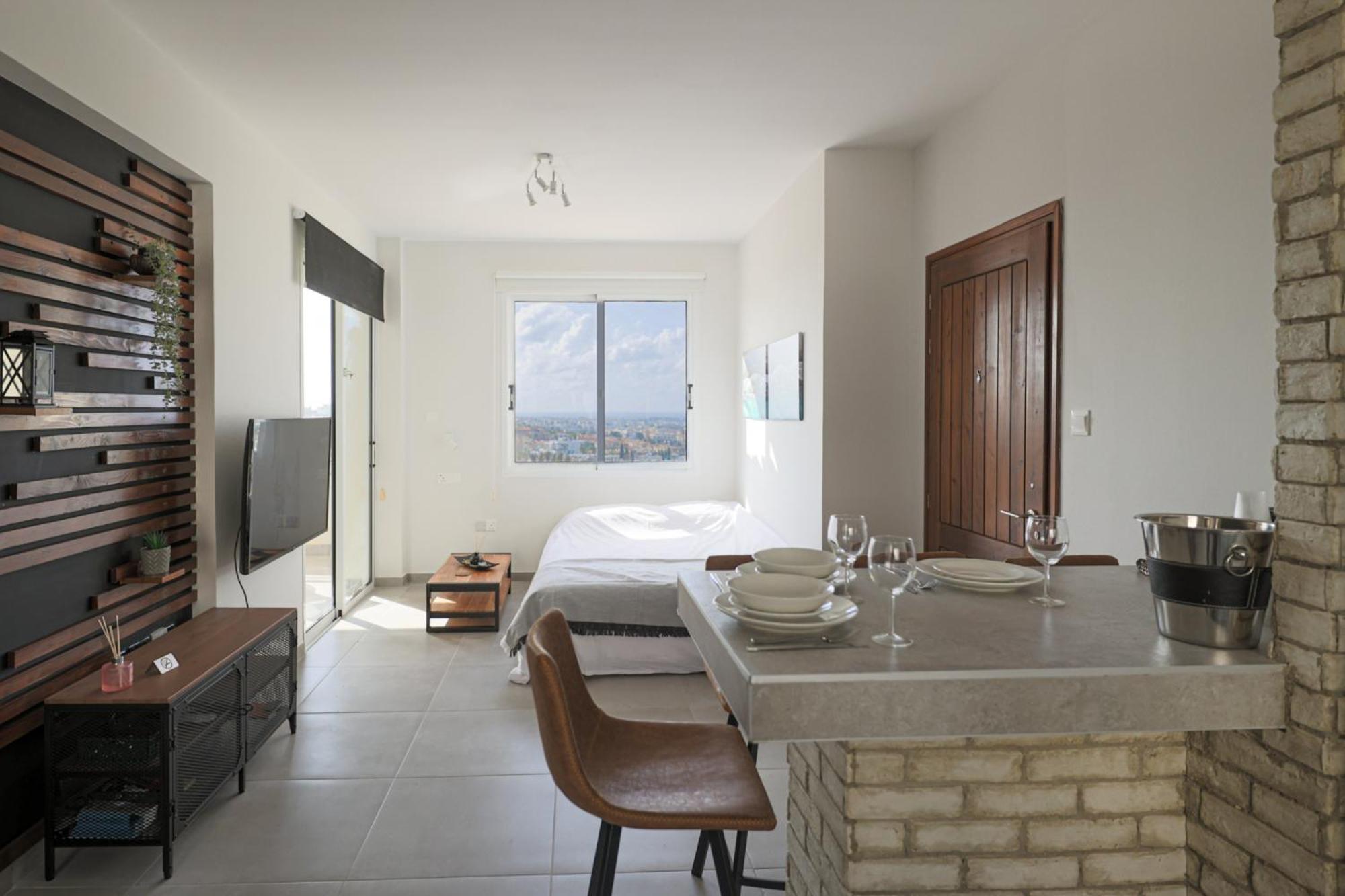Appartement Eden Blue-Horizon 1B, Paphos, Sea View, Pool à Konia Extérieur photo
