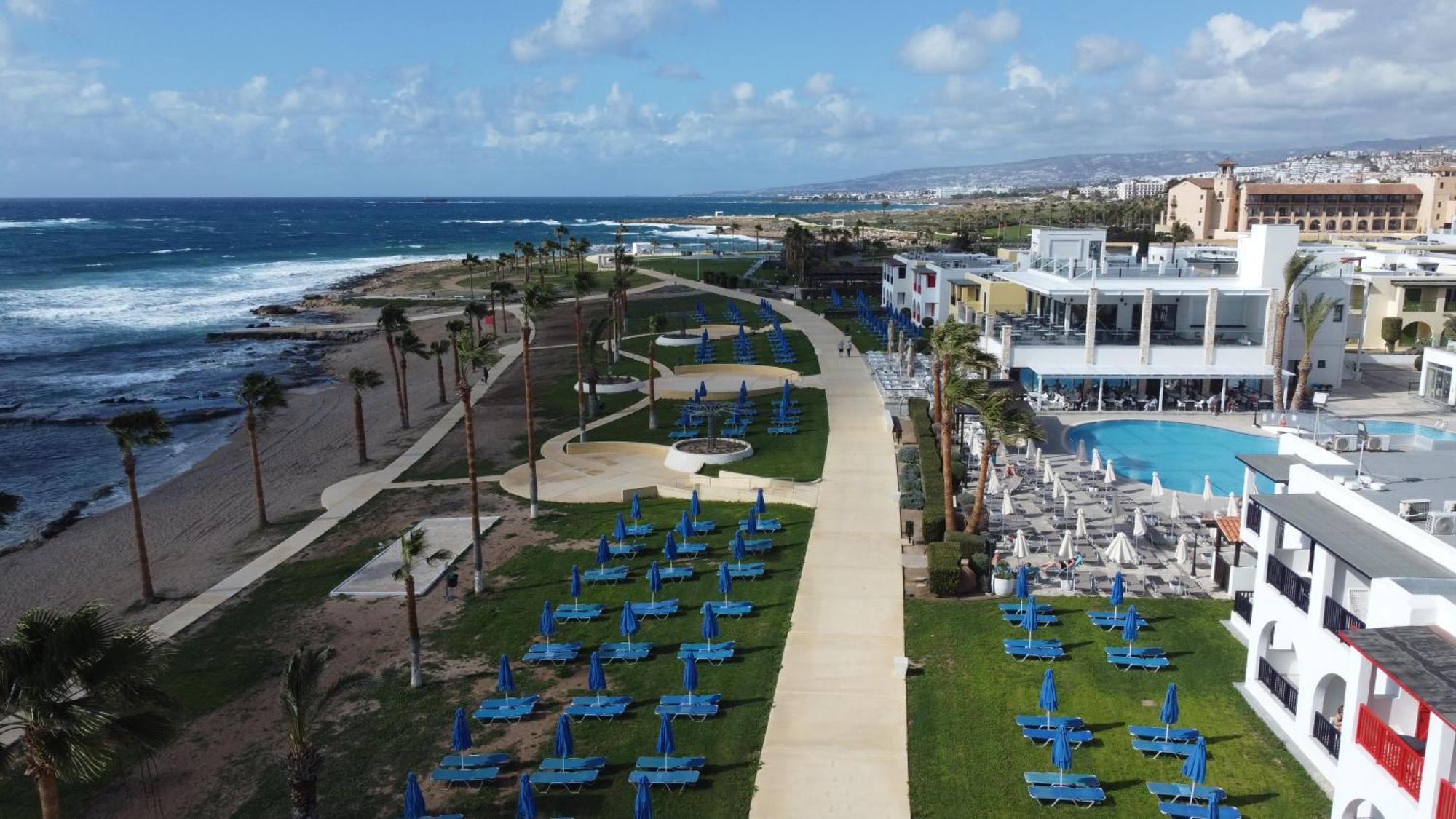 Appartement Eden Blue-Horizon 1B, Paphos, Sea View, Pool à Konia Extérieur photo