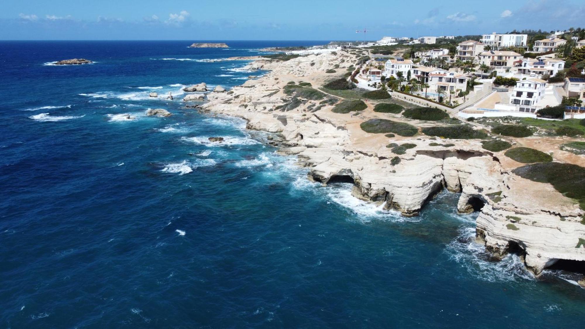 Appartement Eden Blue-Horizon 1B, Paphos, Sea View, Pool à Konia Extérieur photo