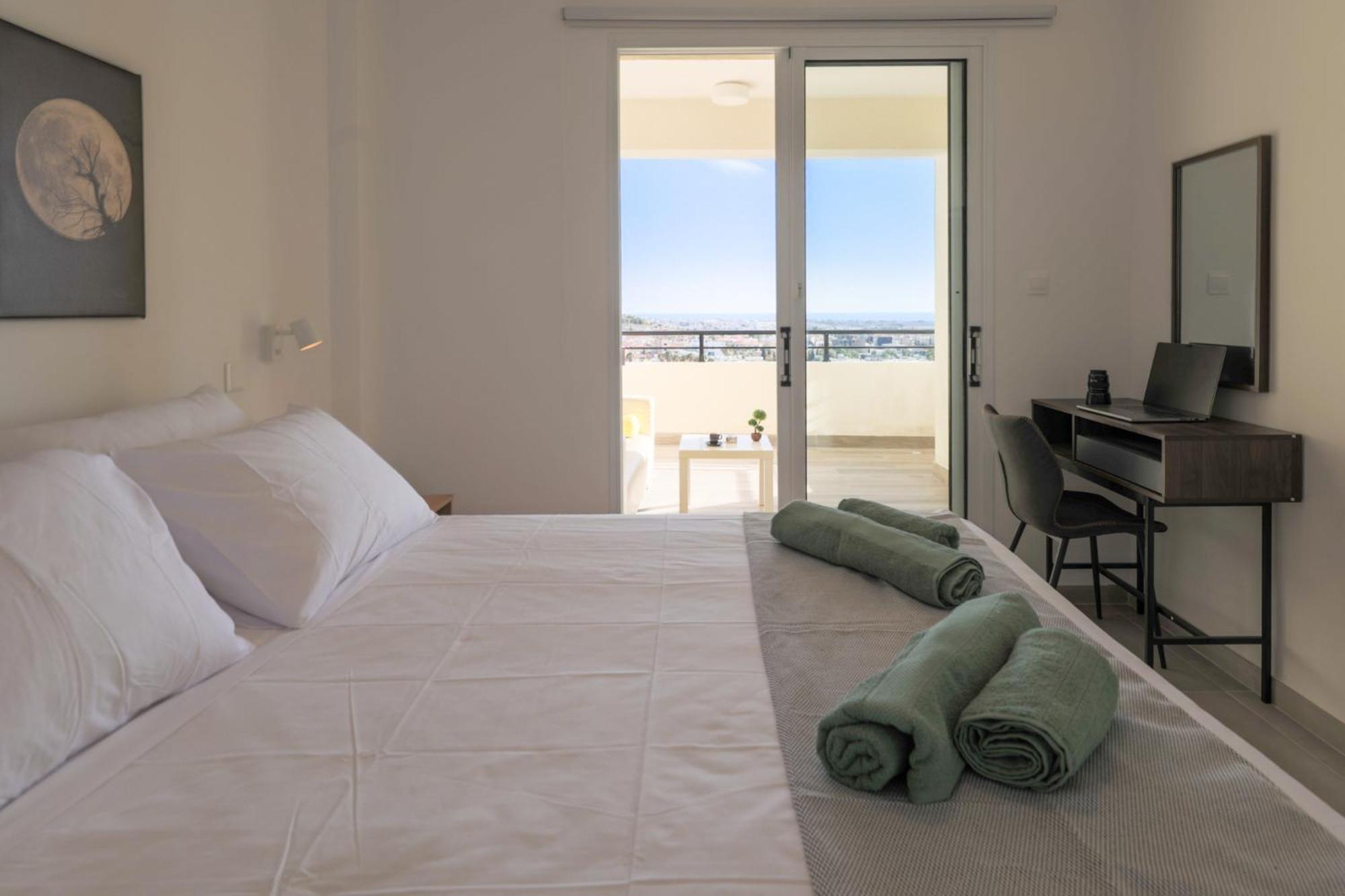 Appartement Eden Blue-Horizon 1B, Paphos, Sea View, Pool à Konia Extérieur photo