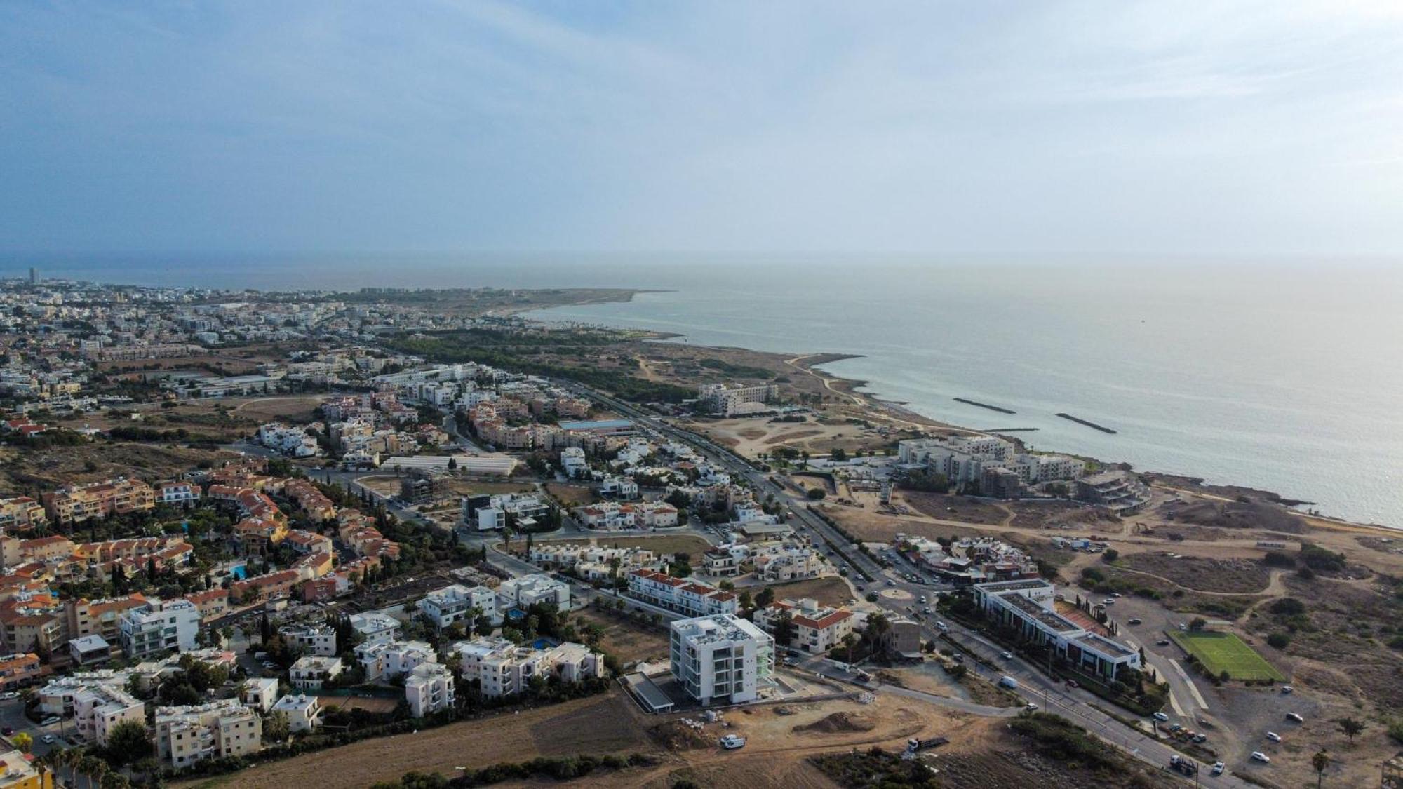 Appartement Eden Blue-Horizon 1B, Paphos, Sea View, Pool à Konia Extérieur photo
