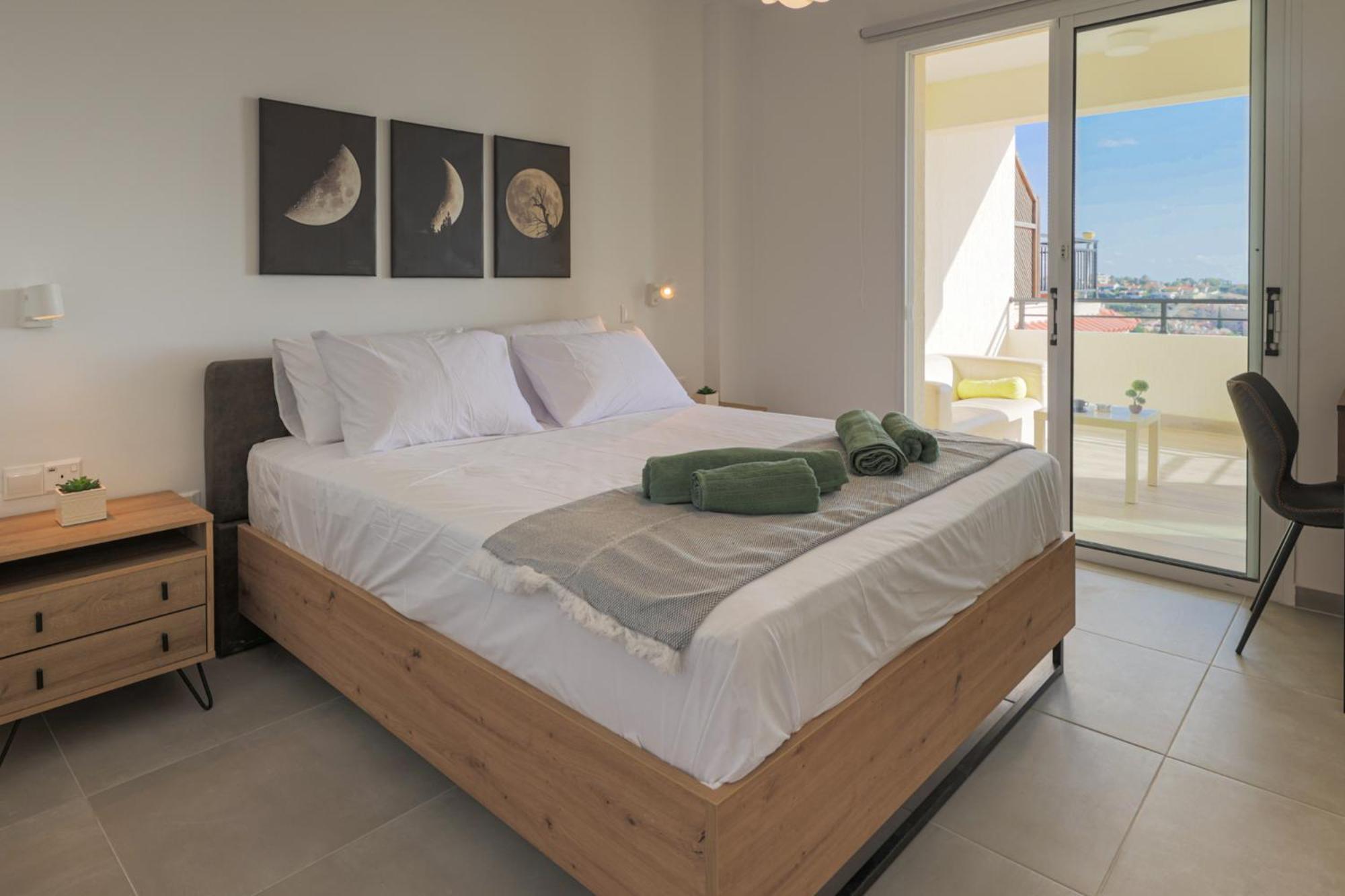 Appartement Eden Blue-Horizon 1B, Paphos, Sea View, Pool à Konia Extérieur photo